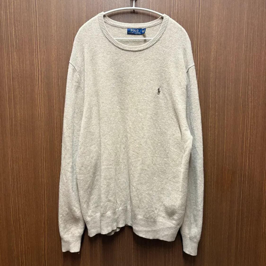 폴로 최신라벨 라운드 니트 XXL 상품이미지1