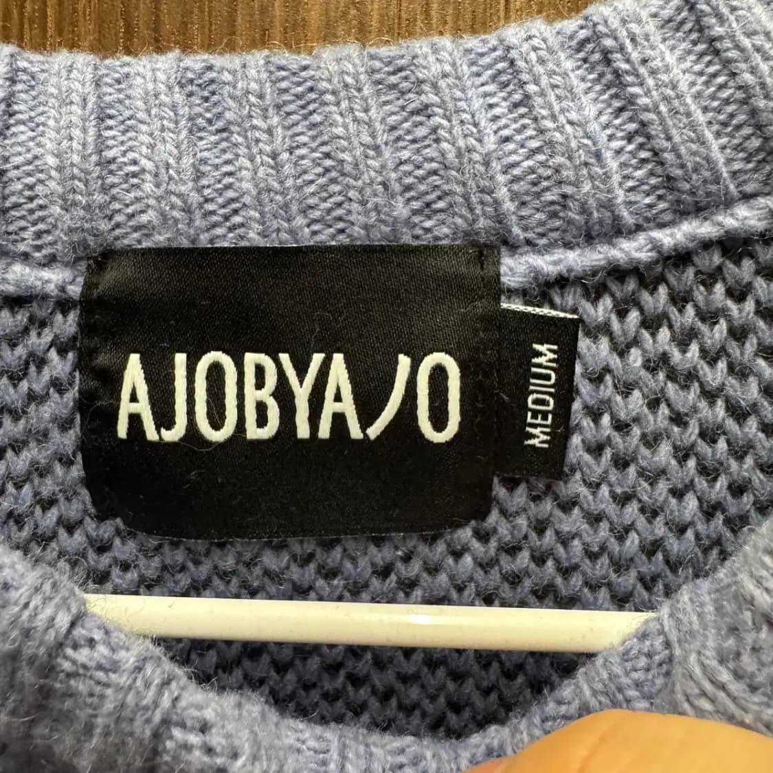 아조바이아조 라운드 니트 M 상품이미지3