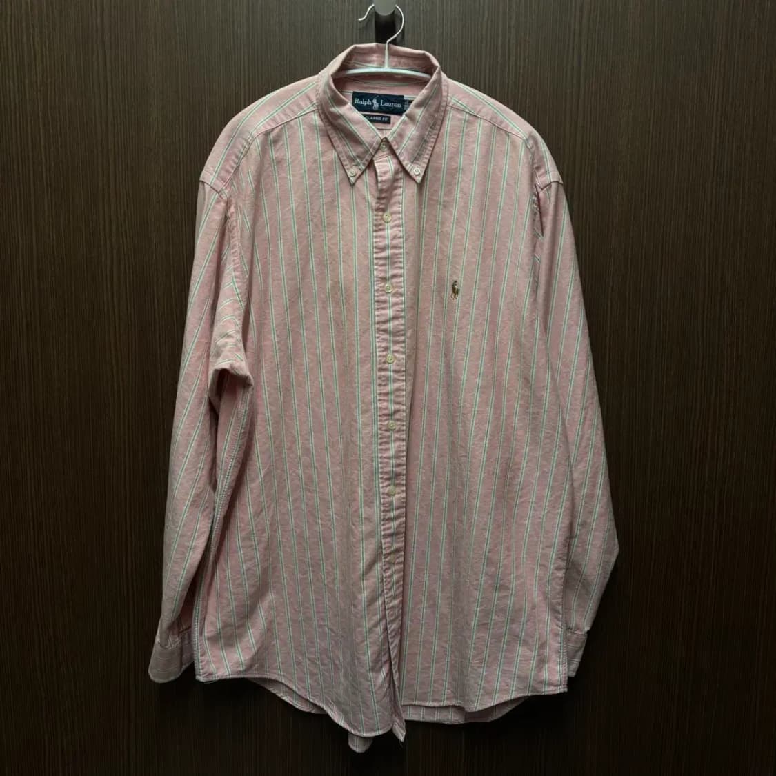 폴로 스트라이프 옥스포드 남방 약 XXL 상품이미지1