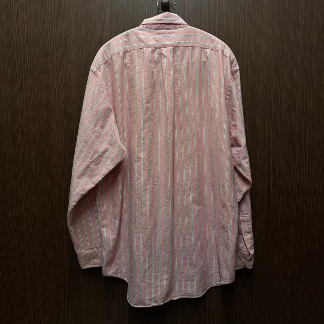 폴로 스트라이프 옥스포드 남방 약 XXL 상품이미지4