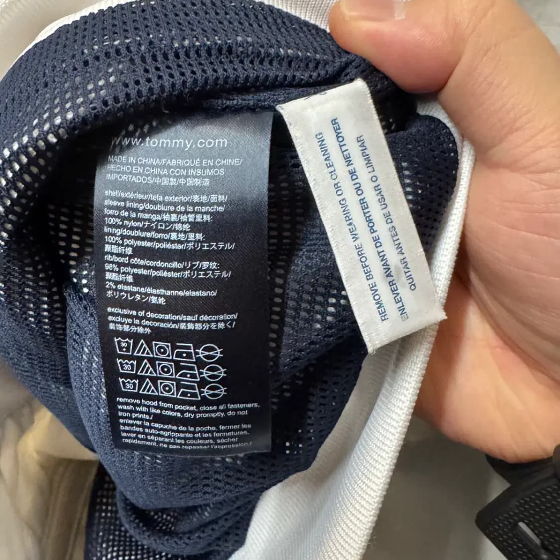 타미힐피거 블루종 봄버 자켓 S 상품이미지5