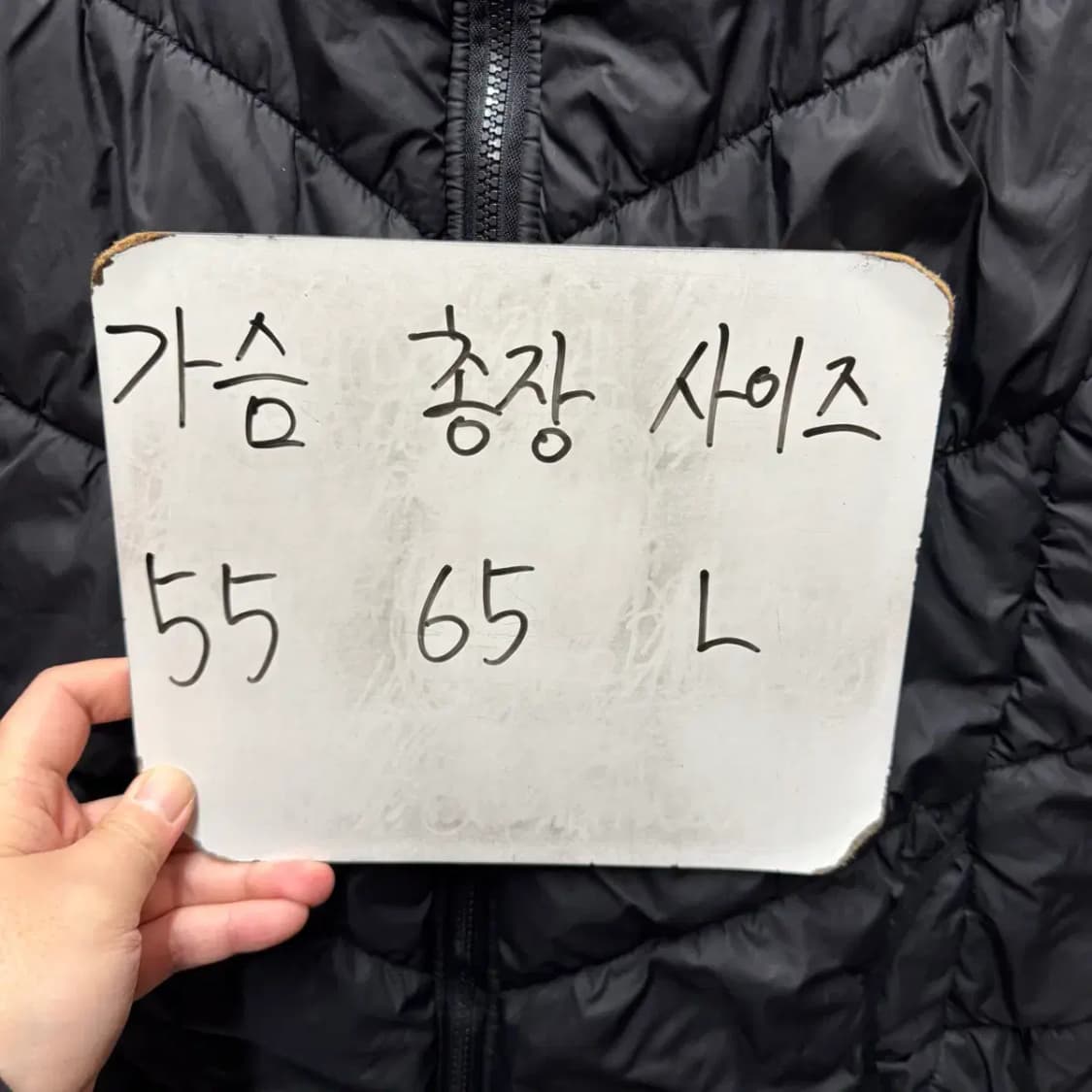 언디핏티드 패딩 조끼 L 상품이미지2