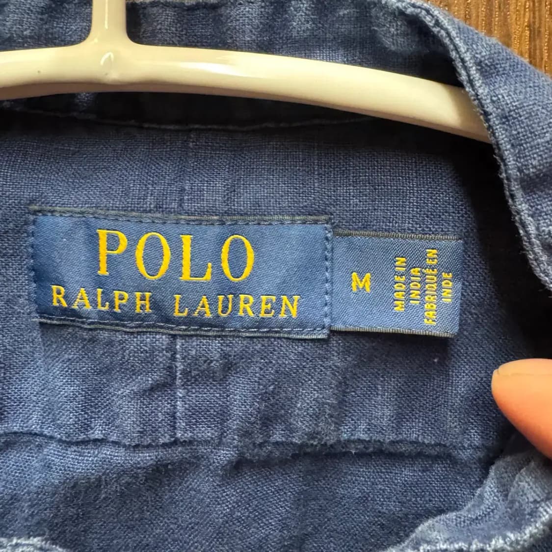 폴로 최신라벨 린넨 남방 M 상품이미지3