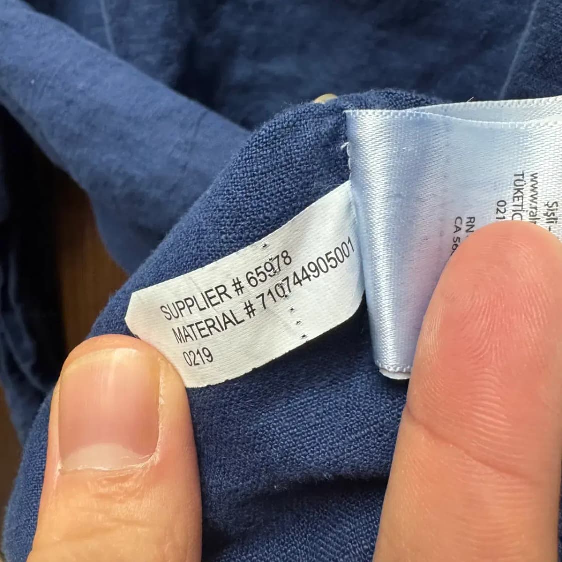 폴로 최신라벨 린넨 남방 M 상품이미지6