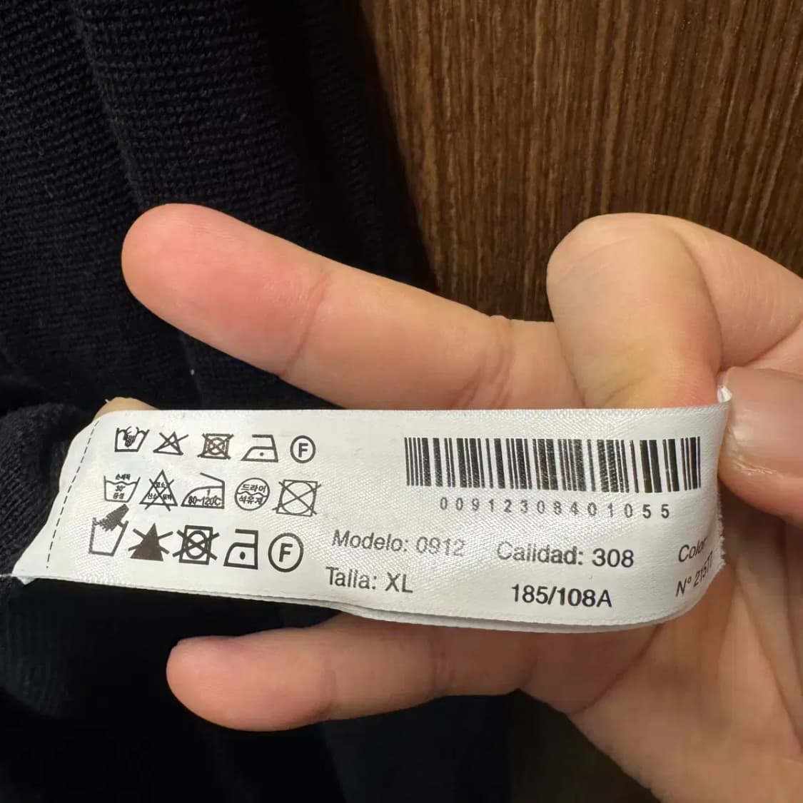 마시모두띠 니트 반집업 XL 상품이미지5