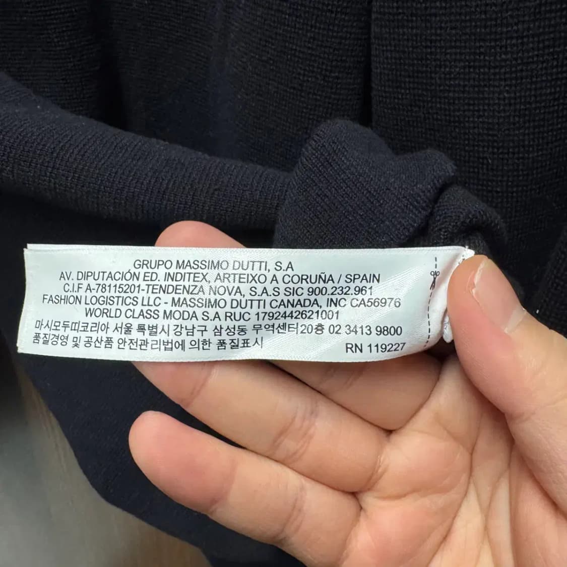 마시모두띠 니트 반집업 XL 상품이미지6