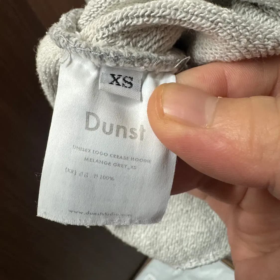 DUNST 던스트 후드티 XS 상품이미지5