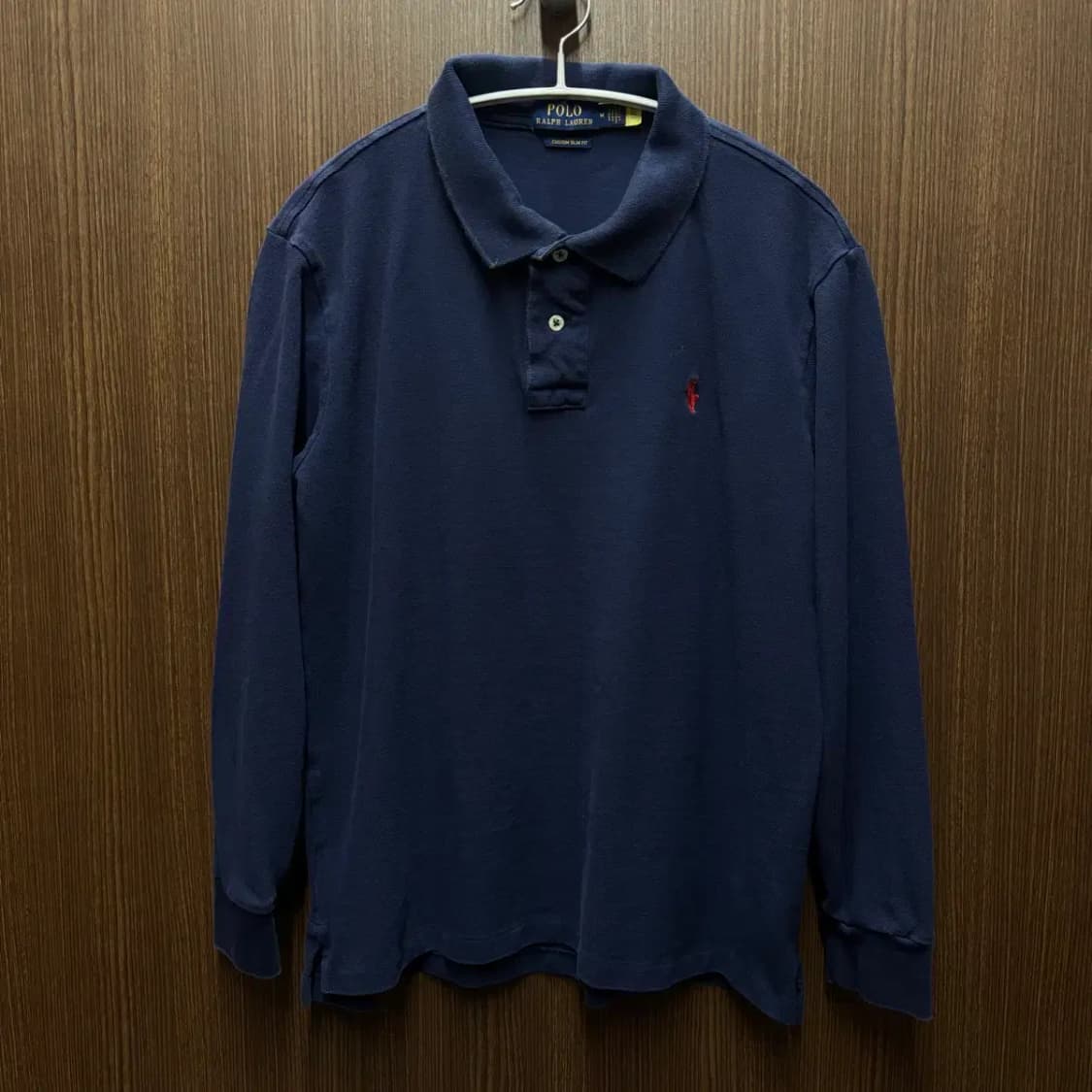 폴로 최신라벨 긴팔 카라티 여성 M 상품이미지1