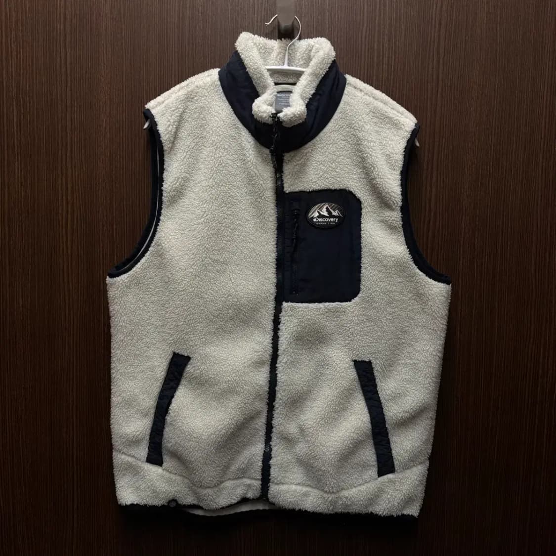 디스커버리 뽀글이 조끼 집업 100 상품이미지1