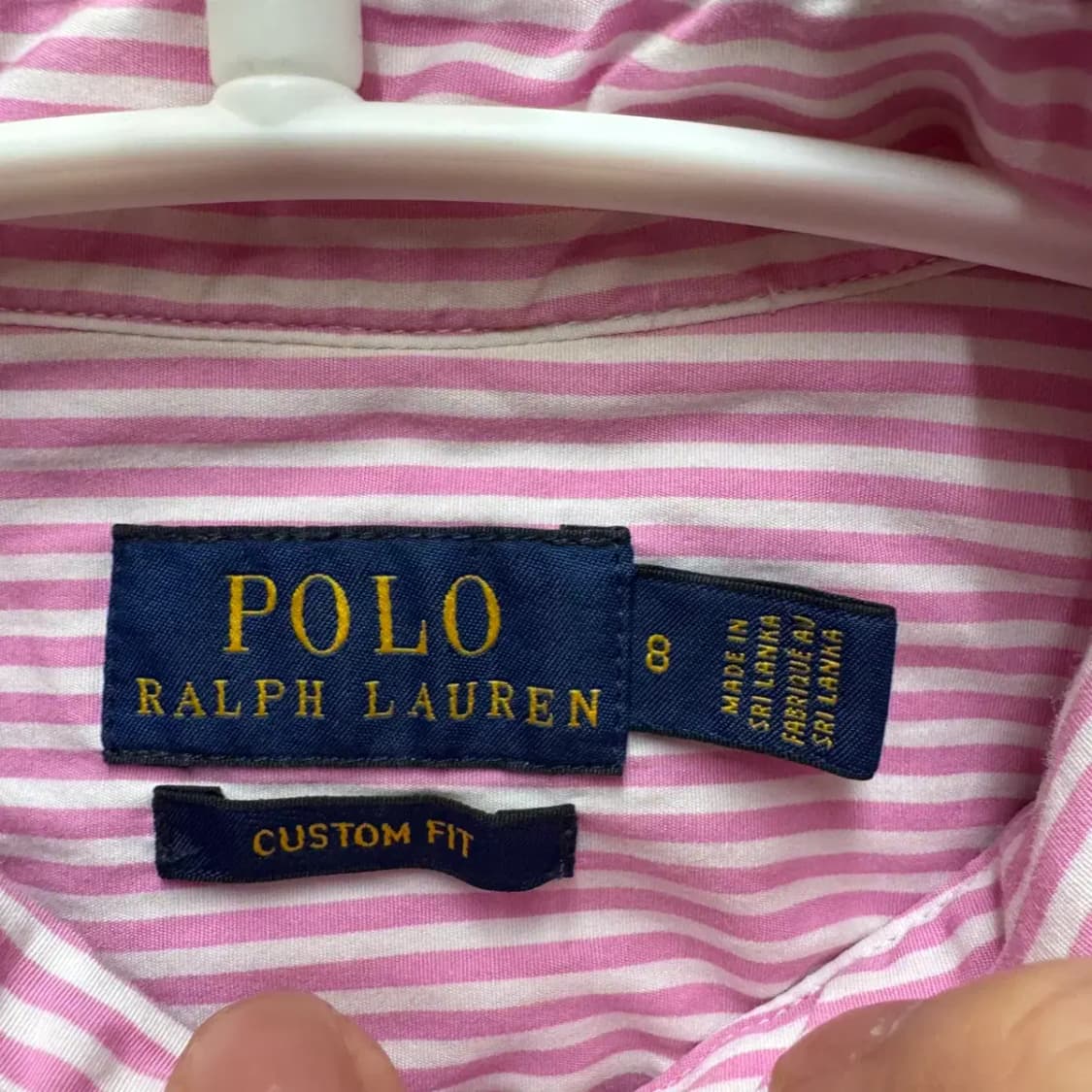 폴로 최신라벨 스트라이프 남방 (여성 8 사이즈) 상품이미지3
