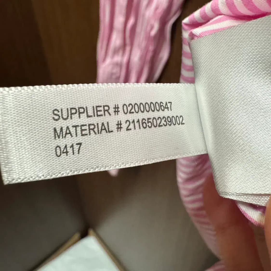 폴로 최신라벨 스트라이프 남방 (여성 8 사이즈) 상품이미지6