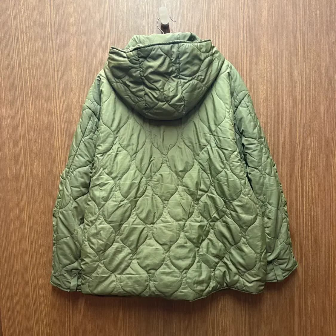 코드그라피 퀼팅 패딩 후드집업 L 상품이미지4