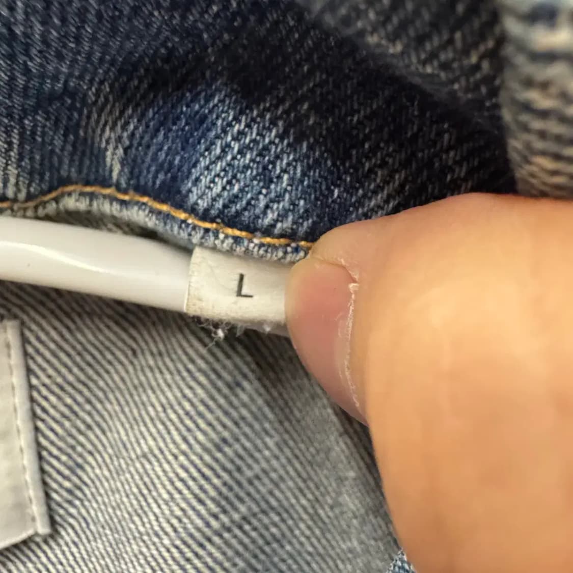 산드로 데님 자켓 L (여성) 상품이미지4