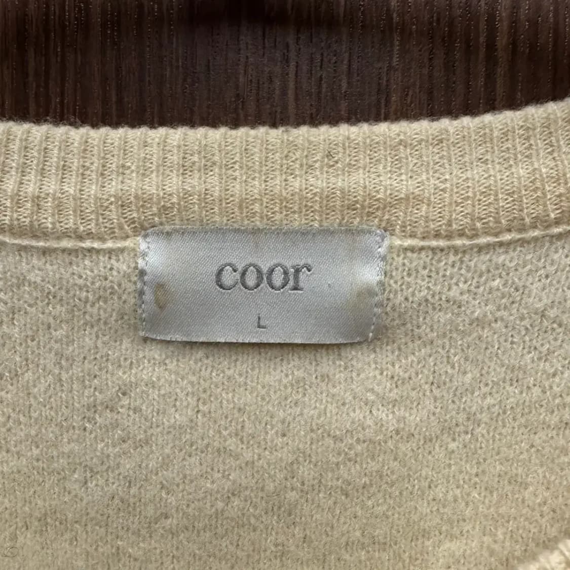 COOR 쿠어 라운드 니트 L 상품이미지3