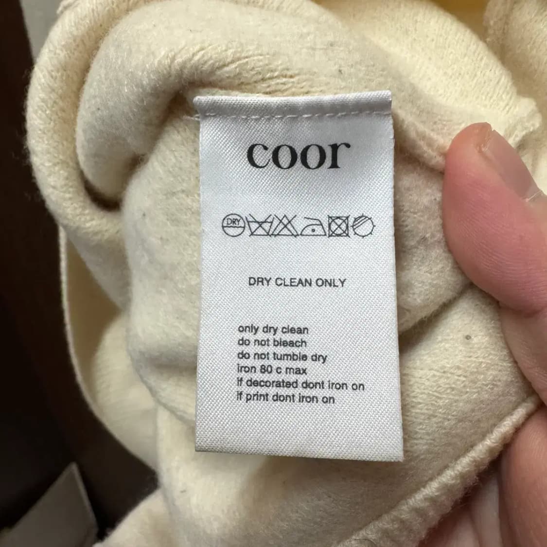 COOR 쿠어 라운드 니트 L 상품이미지5