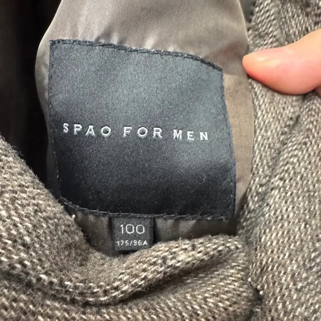 SPAO 스파오 해링본 자켓 100 상품이미지4