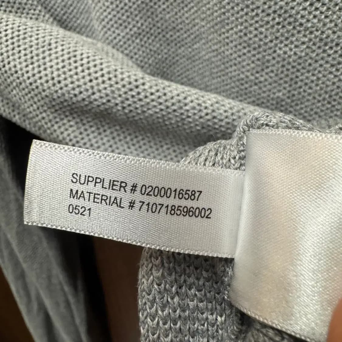 폴로 최신라벨 라운드 니트 L 상품이미지6