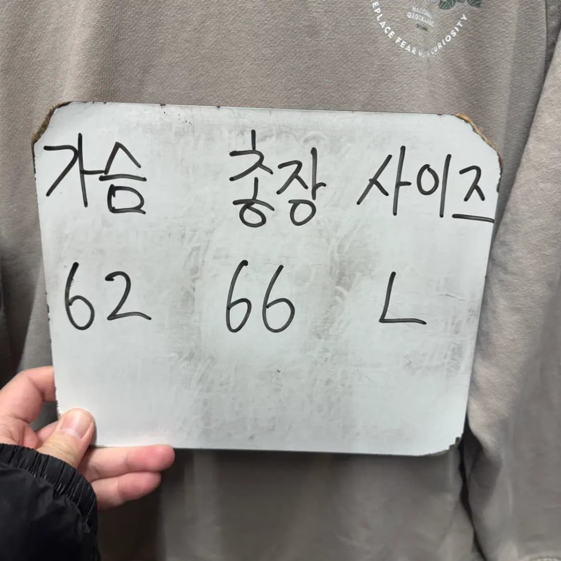 내셔널지오그래픽 후드티 L 상품이미지2