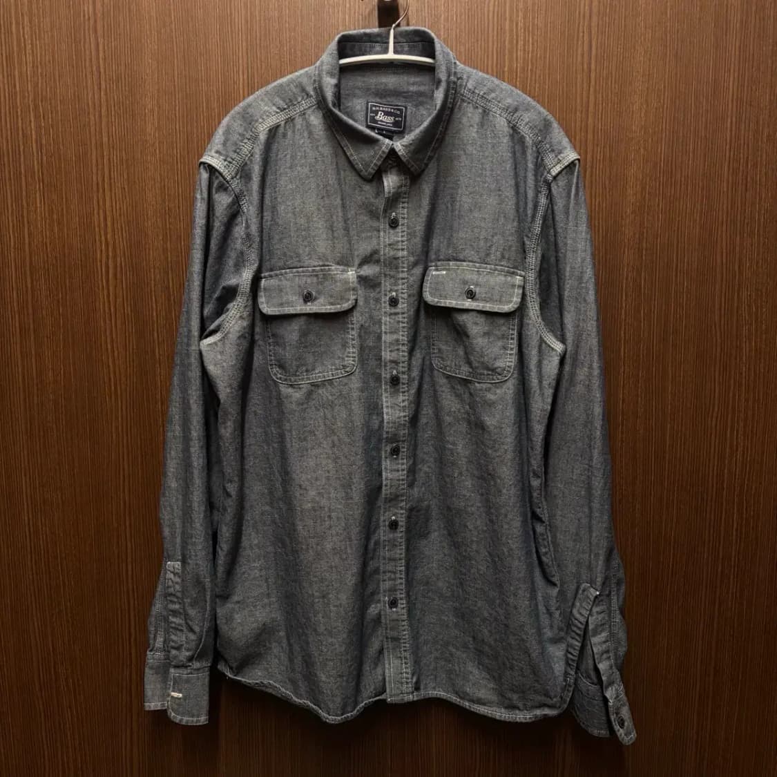 GH BASS 데님 남방 L 상품이미지1