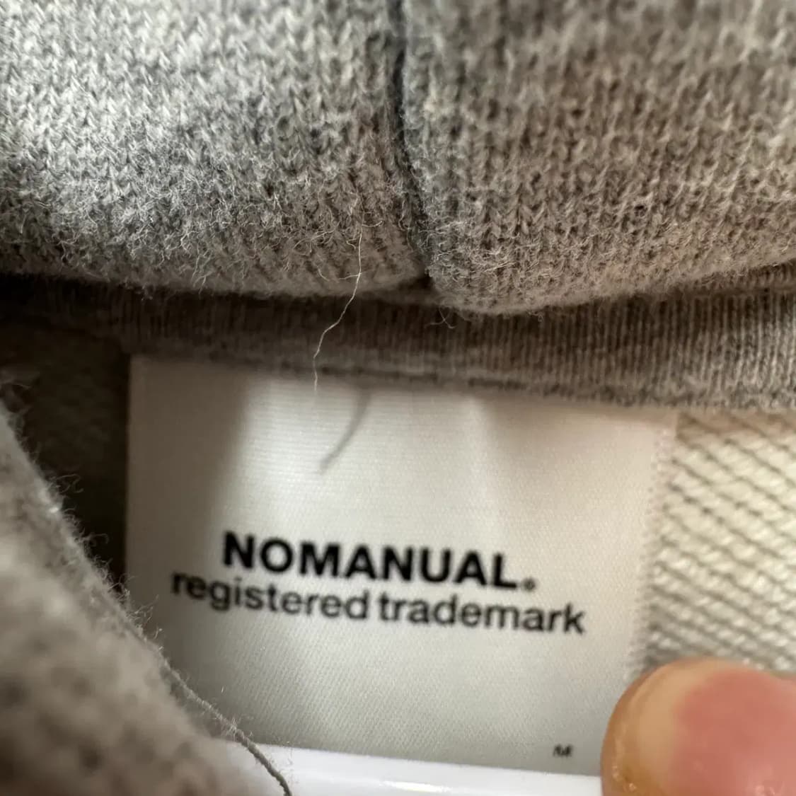 노매뉴얼 후드티 M 상품이미지3