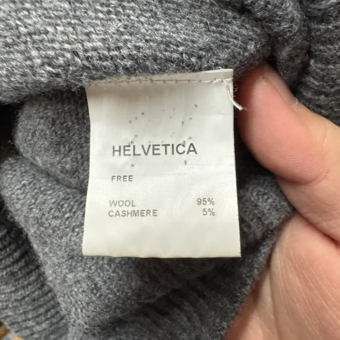 헬베티카 라운드 니트 Free (여성) 상품이미지5