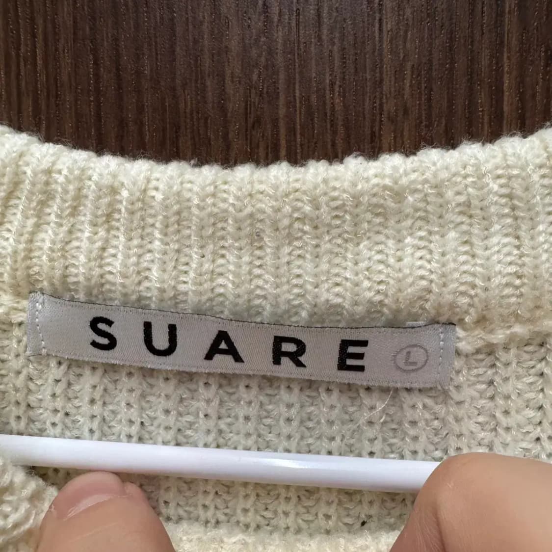 SUARE 라운드 니트 L 상품이미지3