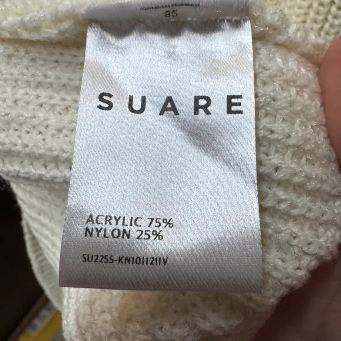 SUARE 라운드 니트 L 상품이미지5
