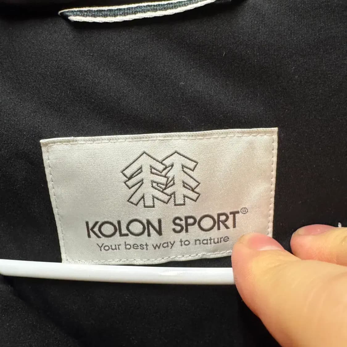 코오롱 블랙 패딩 95 상품이미지3