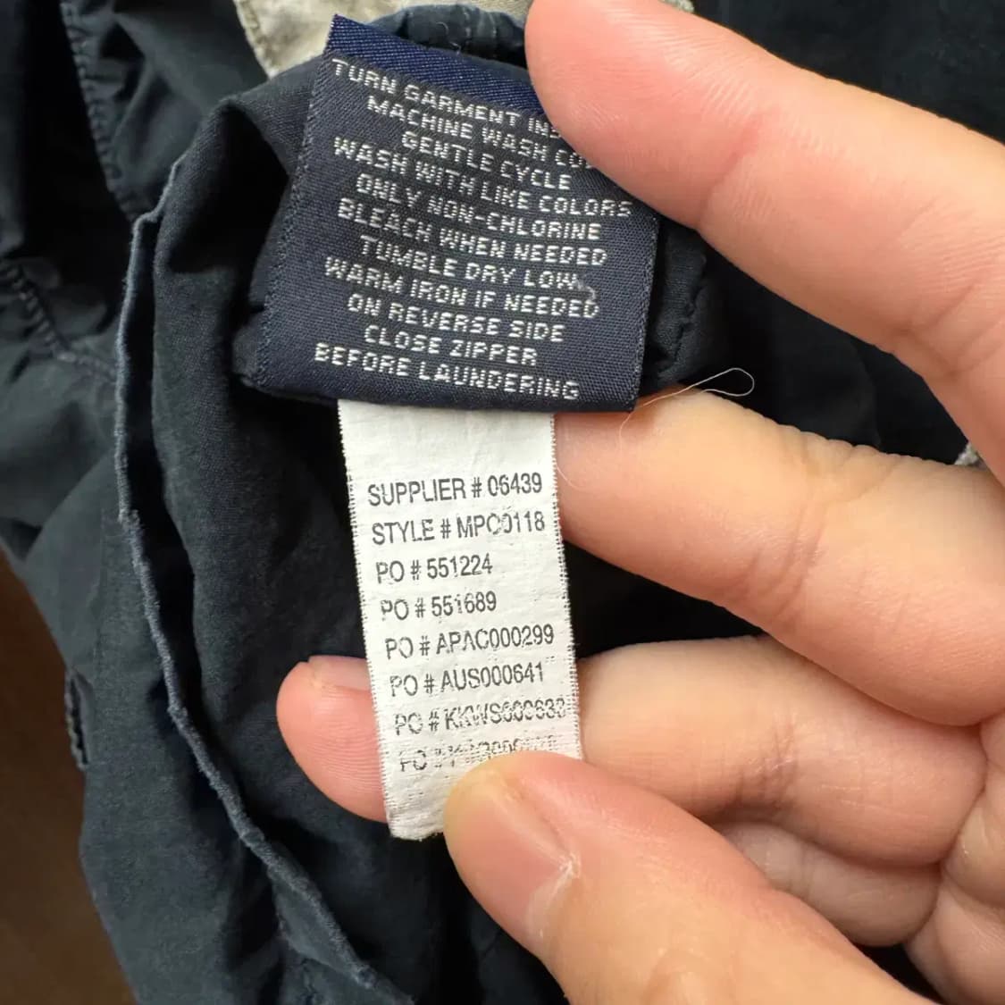 폴로 성조기 워크 자켓 XL 상품이미지6