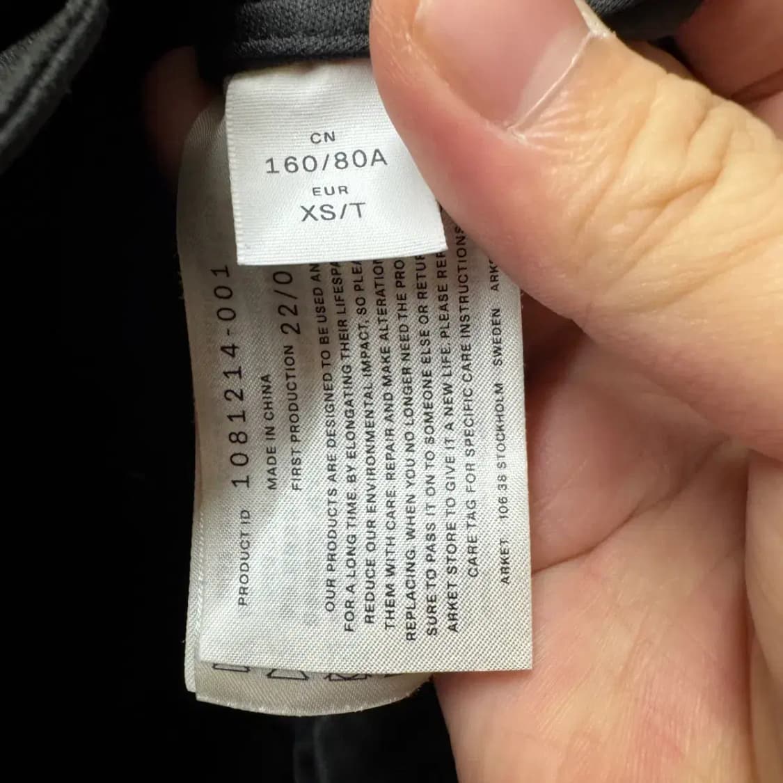 ARKET 아르켓 레더 롱 자켓 XS 상품이미지5