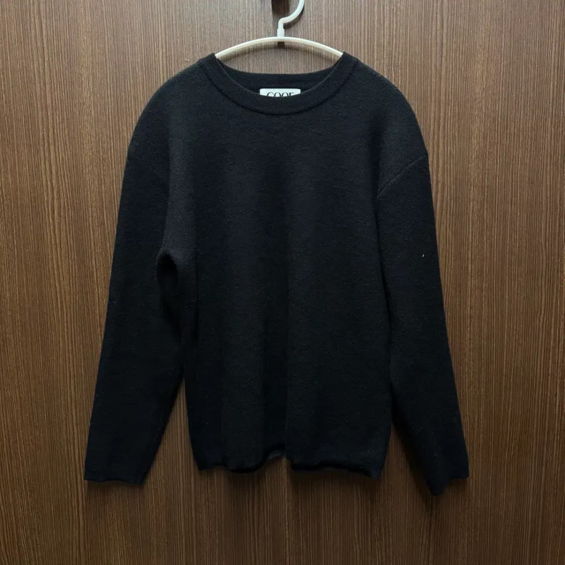 COOR 쿠어 블랙 니트 여성 L 상품이미지1