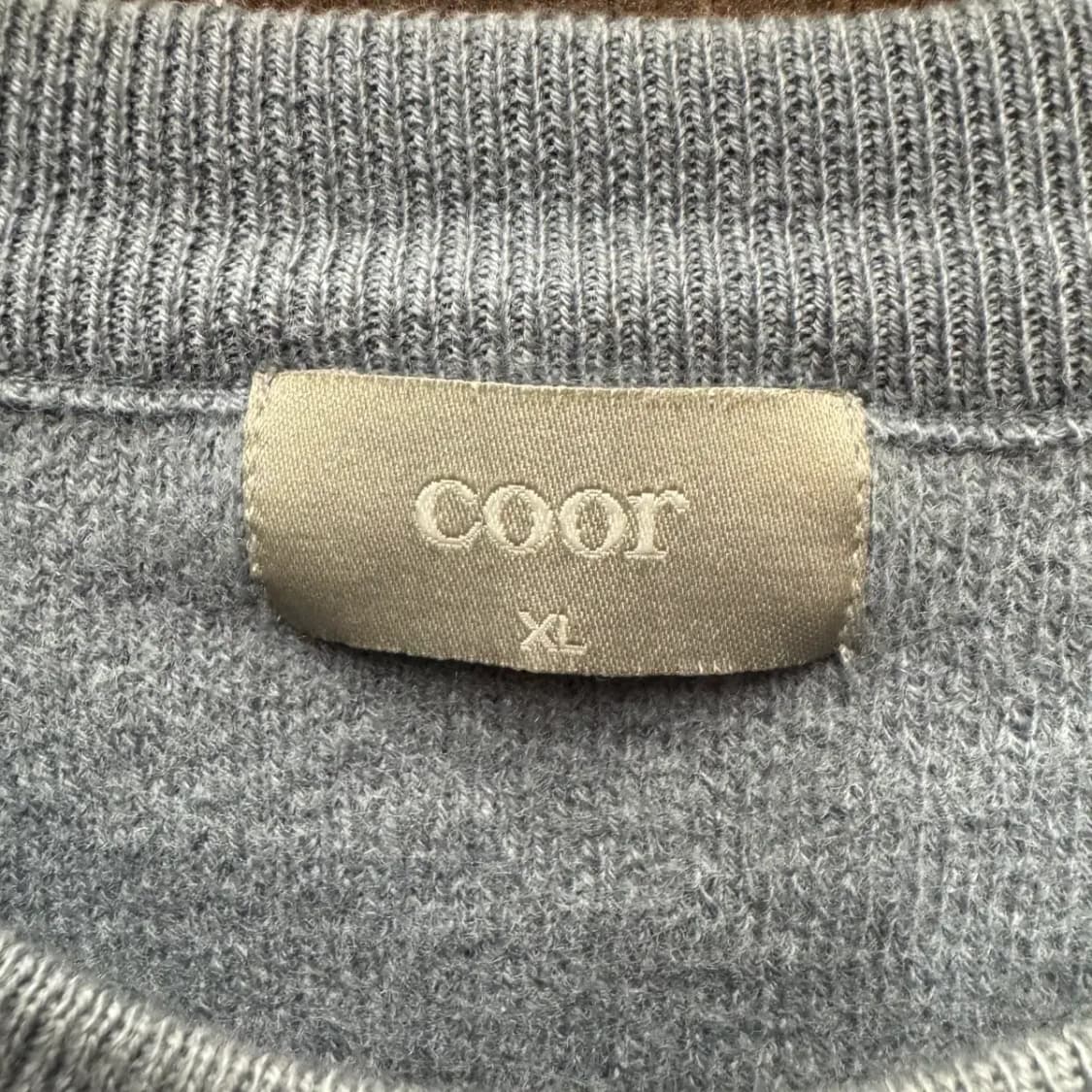 COOR 쿠어 라운드 니트 여성 XL 상품이미지3