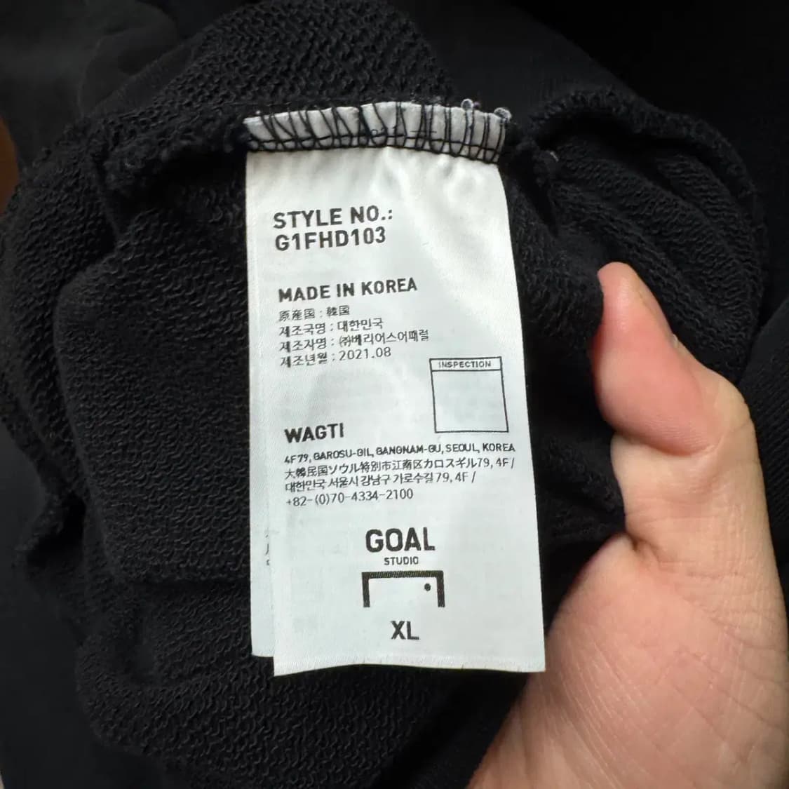 골스튜디오 후드티 XL 상품이미지5