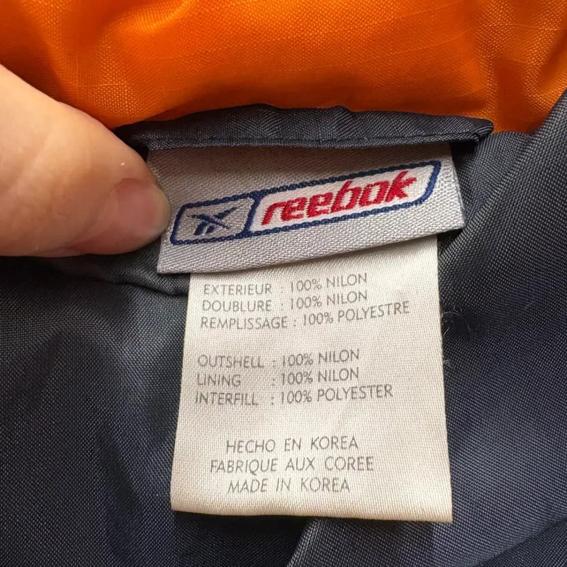 리복 NFL 시카고 베어스 패딩 점퍼 L 상품이미지4