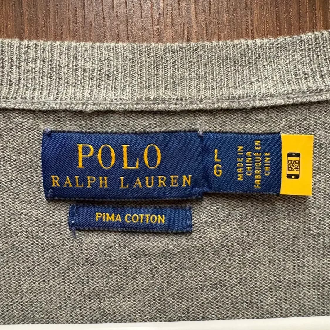 폴로 최신라벨 라운드 가디건 여성 L 상품이미지4