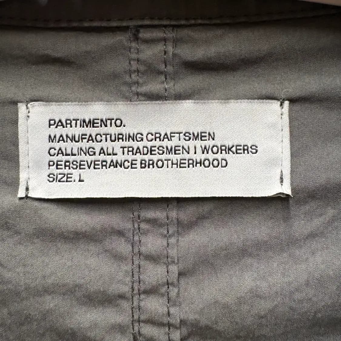 파르티멘토 코트 자켓 L 상품이미지4