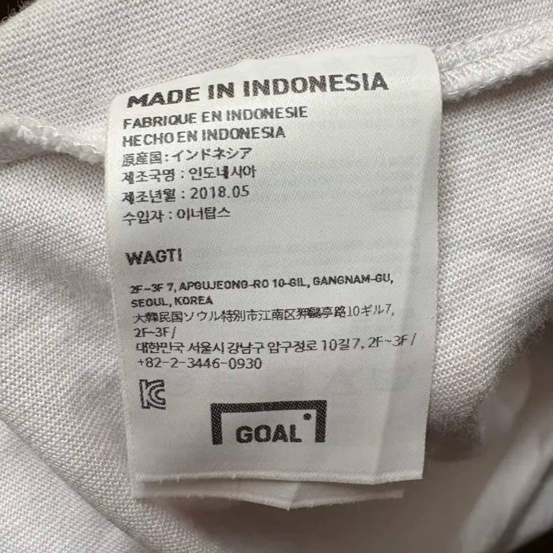 골스튜디오 라운드 반팔 XL 상품이미지5