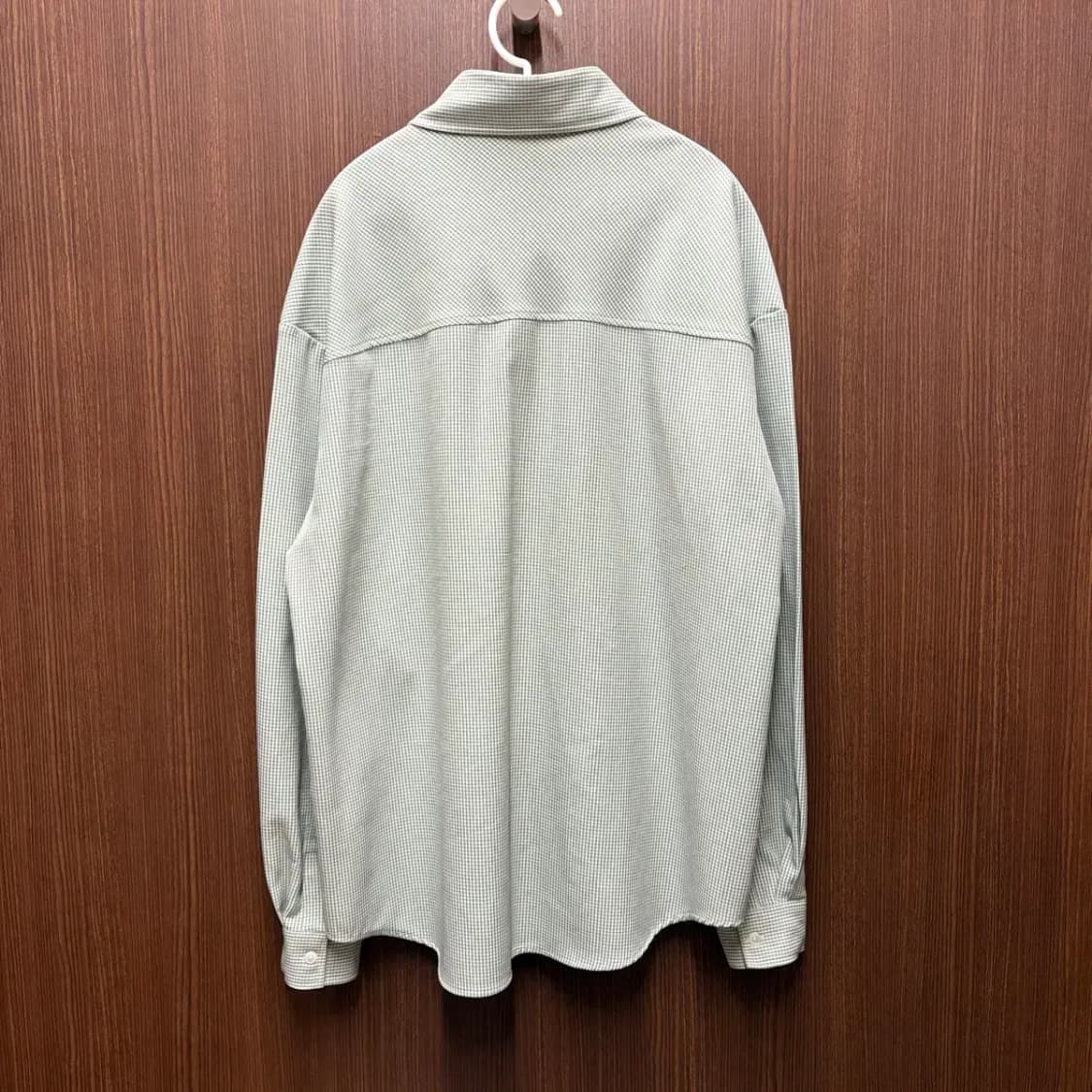 알렌느 체크 남방 약105 상품이미지3