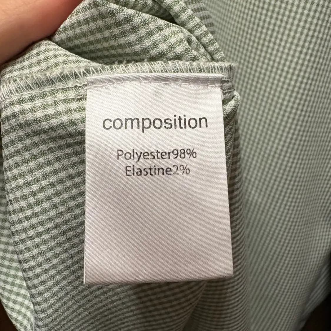 알렌느 체크 남방 약105 상품이미지5