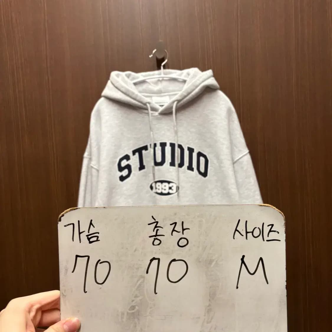1993스튜디오 후드티 M 상품이미지2