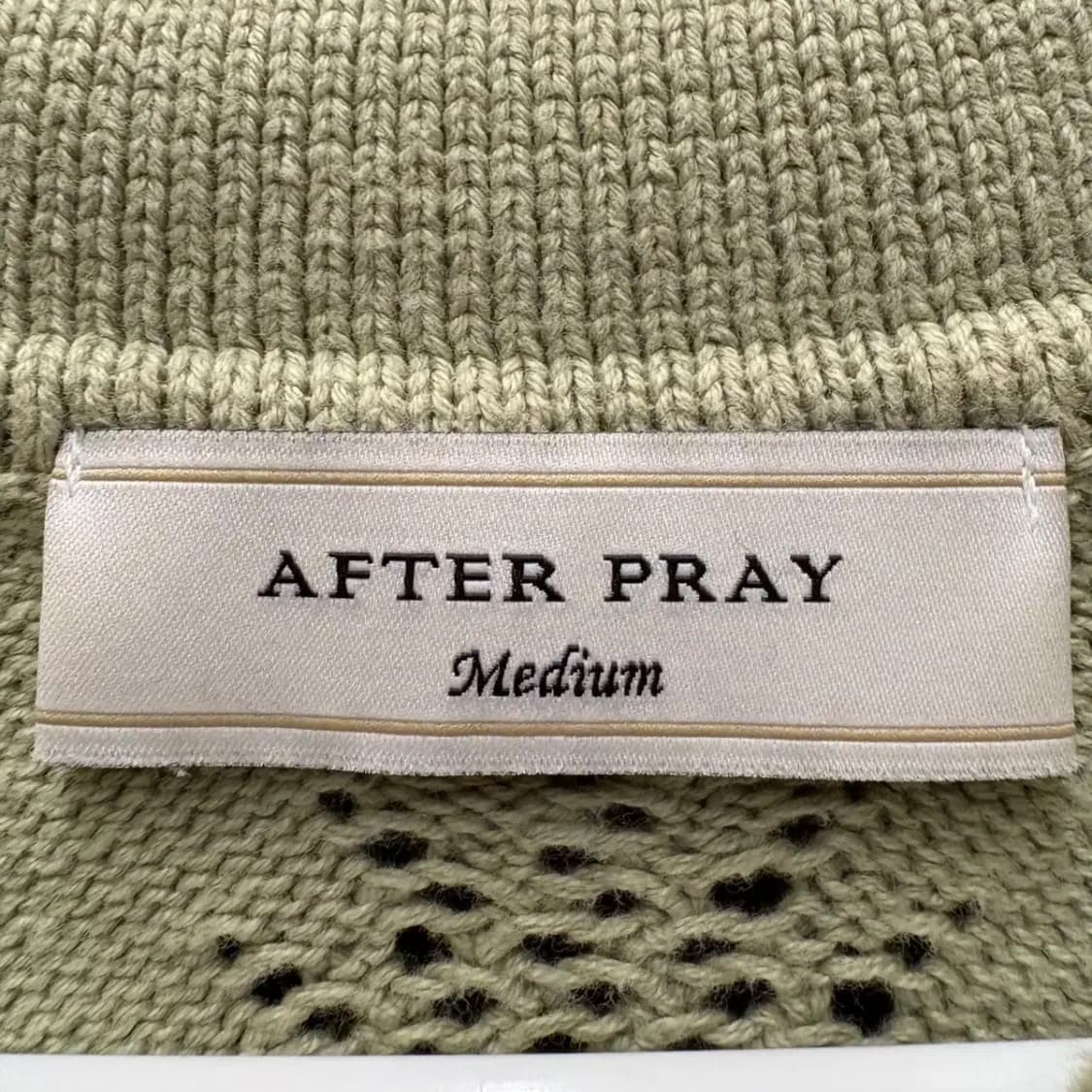 애프터프레이 니트 반팔 M 상품이미지4