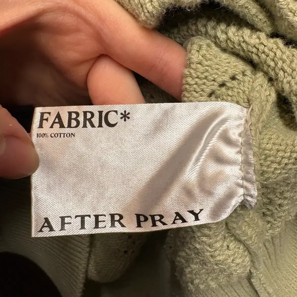 애프터프레이 니트 반팔 M 상품이미지5