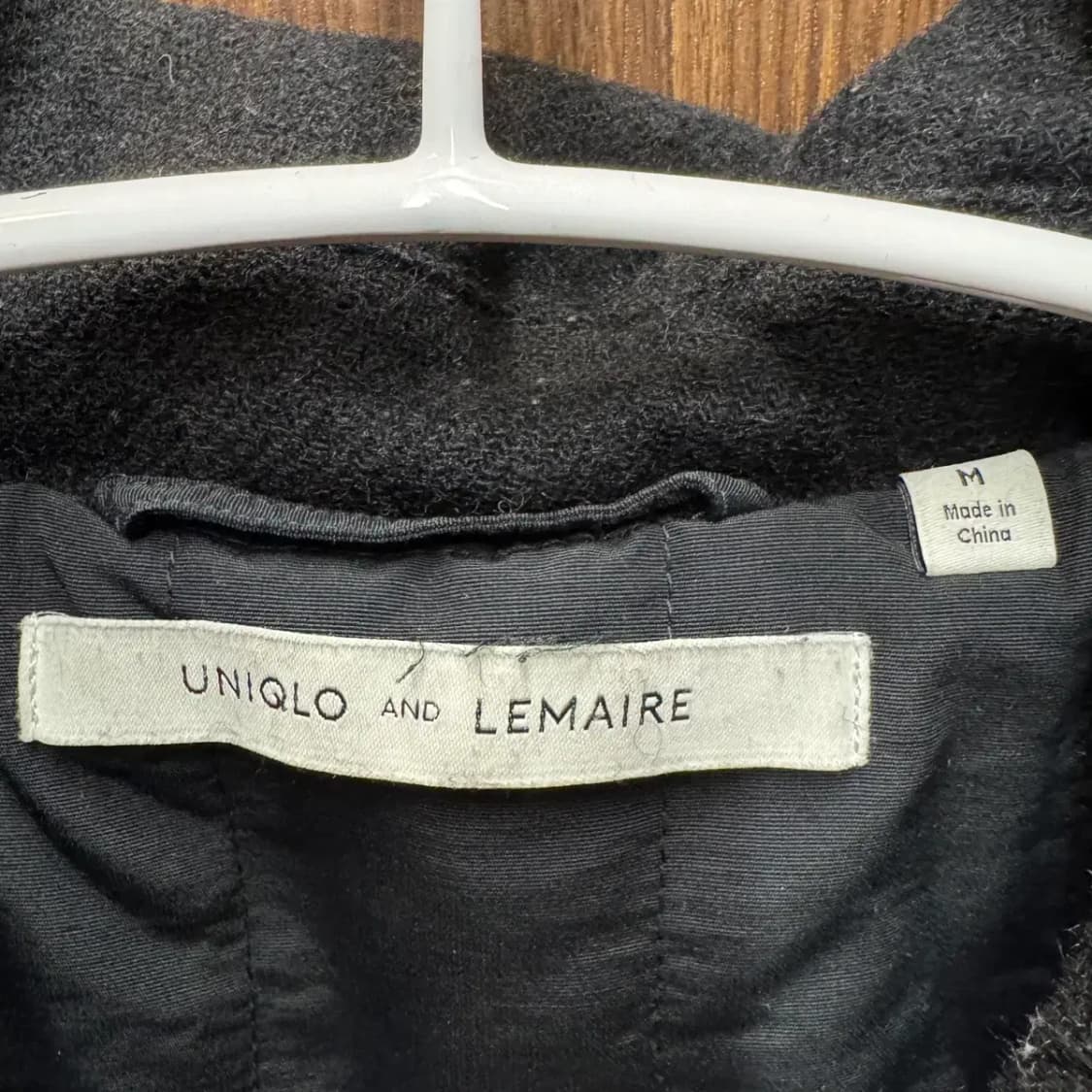 유니클로 x 르메르 후드 코트 M 상품이미지4