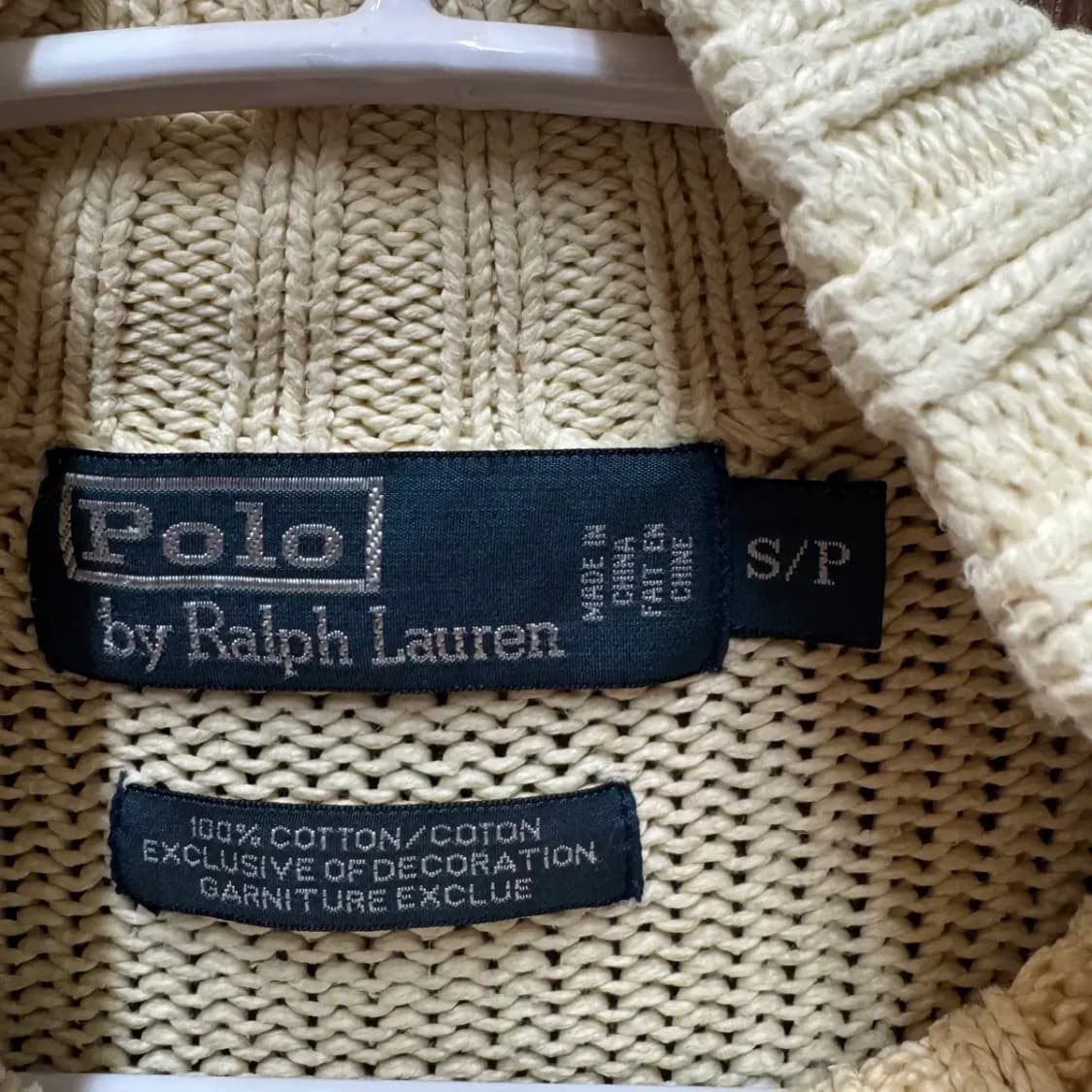 폴로 니트 반집업 S 상품이미지3