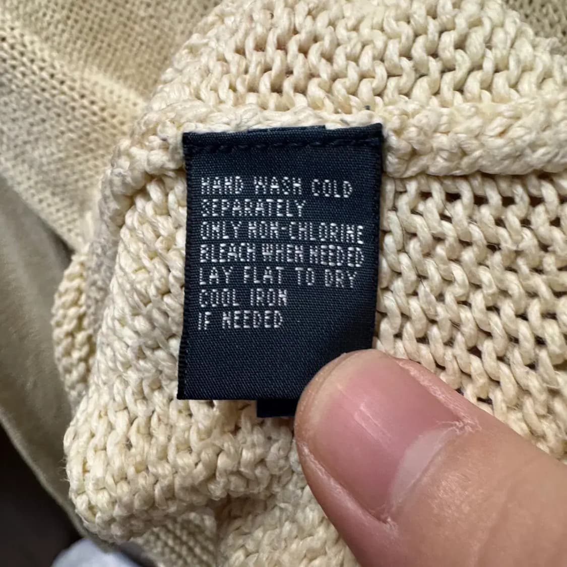 폴로 니트 반집업 S 상품이미지5