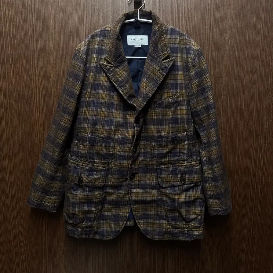 이스트로그 체크 자켓 M 상품이미지1