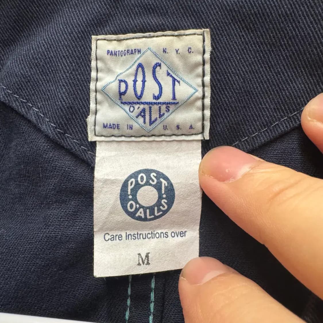 포스트오버올즈 논카라 자켓 M 상품이미지3