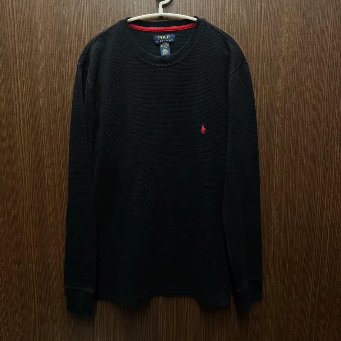 폴로 최신라벨 와플 니트 롱슬리브 M 상품이미지1