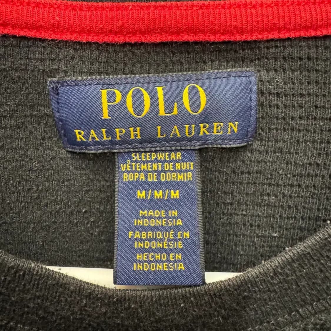 폴로 최신라벨 와플 니트 롱슬리브 M 상품이미지3