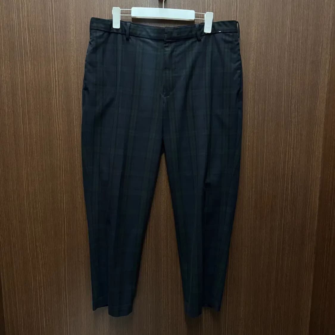 유니클로 블랙와치 슬랙스 팬츠 XL 상품이미지1